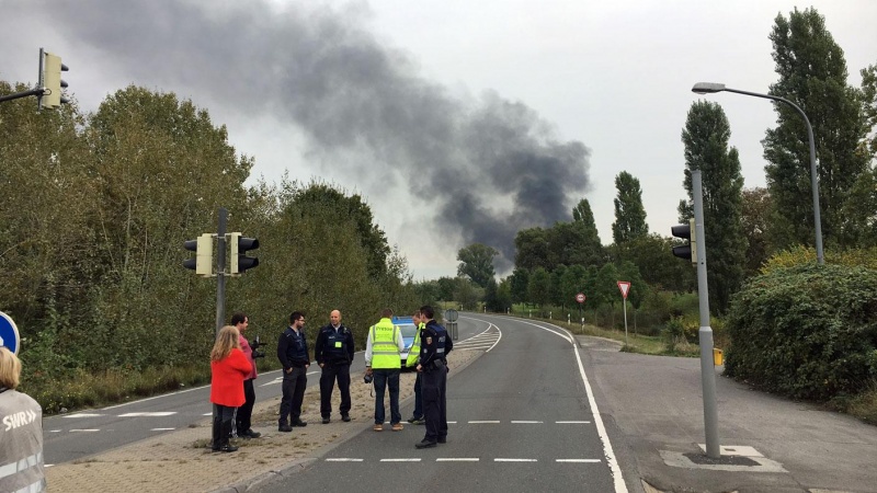 на месте происшествия работают правоохранители